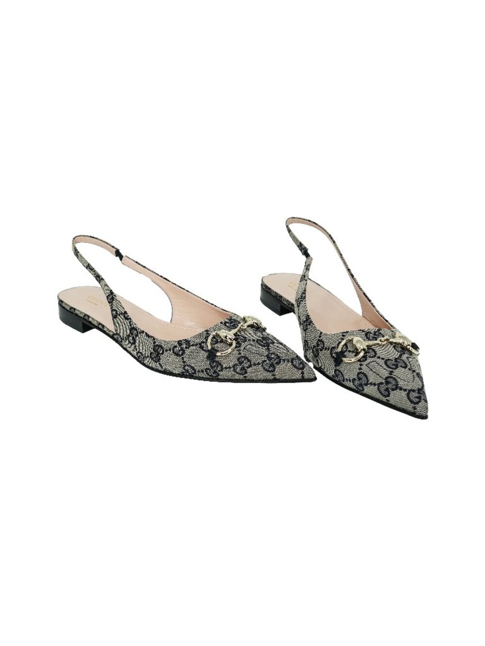 Gucci Original GG Horsebit Slingback